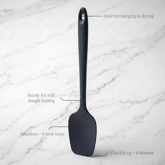 600ºF Heat Resistant Spatula, 11.34 inch High Heat Food Safe Semless Kitchen - Image 9