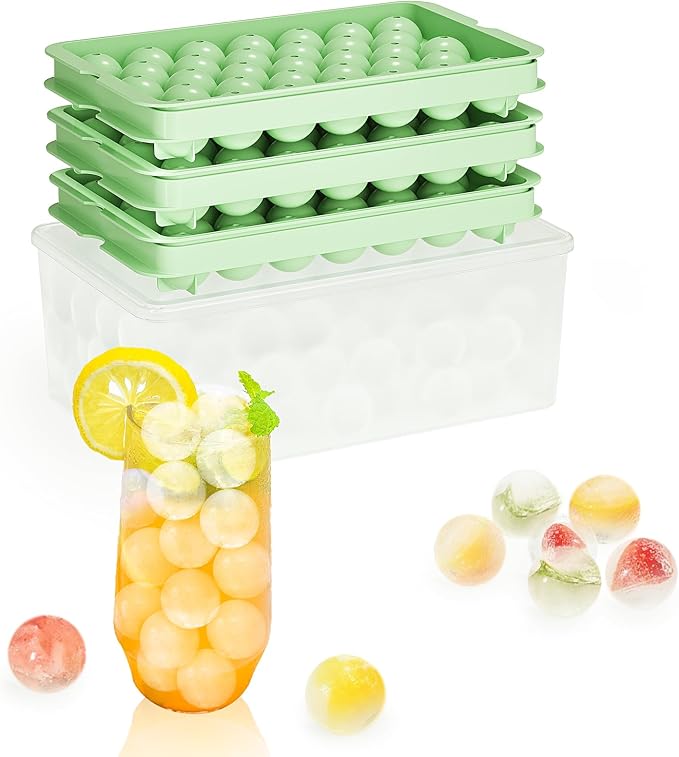 3-Pack Small Circle Ice Cube Tray by TRILINK