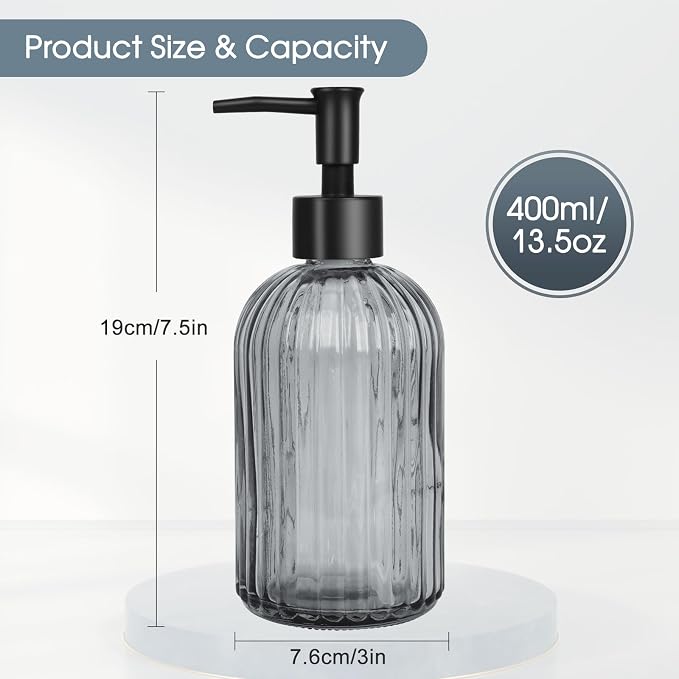 Topsky Glass Soap Dispenser - Image 4
