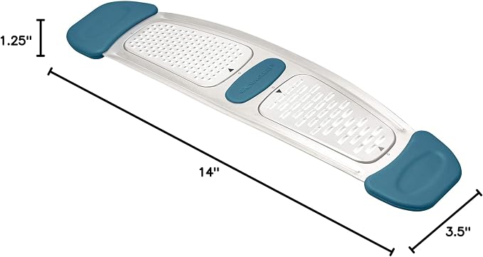 Rachael Ray Multi Stainless Steel Grater, Marine Blue - Image 5