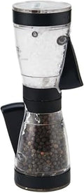 Kamenstein 5117018 One-Handed 2-in-a-1 Dual Salt and Pepper Grinder by Kamenstein