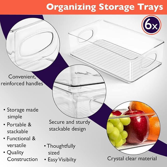 ClearSpace Plastic Pantry Organization and Storage Bins – Perfect - Image 2