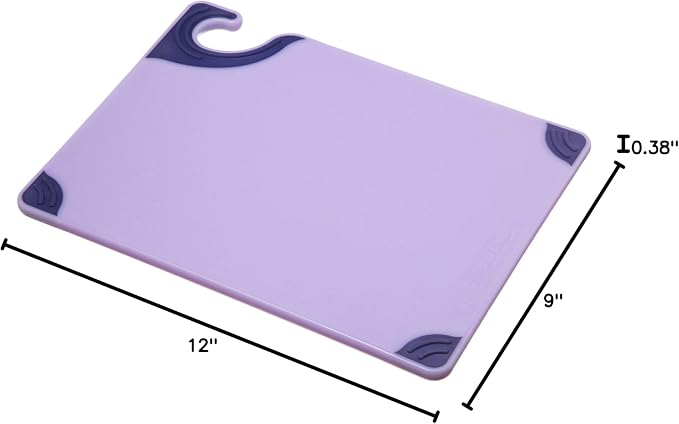 San Jamar Saf-T-Grip Plastic Cutting Board - Image 6