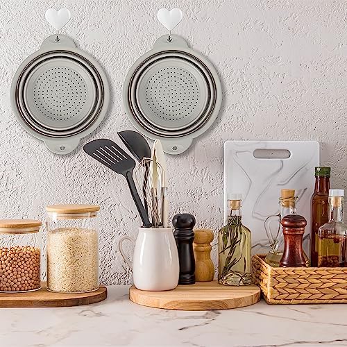 Collapsible Colander, Food Grade Silicone Colander for Kitchen