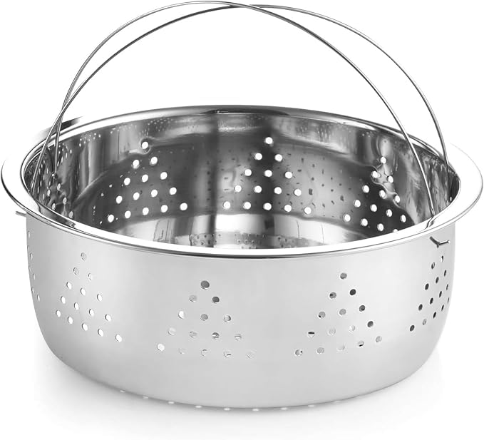 Cook N Home 4-Piece Stainless Steel Pasta Cooker Steamer Multipots, 12 Quart - Image 6
