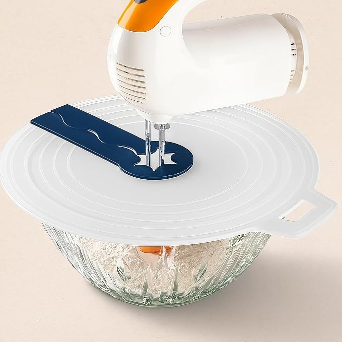12 Inch Mixing Bowl Splatter Guard – BPA-Free Anti-Splash Screen - Image 5