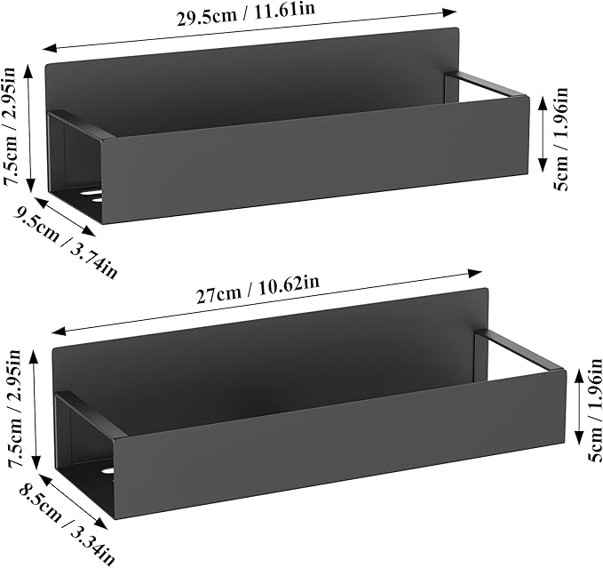 HuggieGems 2 Pack Magnetic Spice Storage Rack Organizer - Image 7
