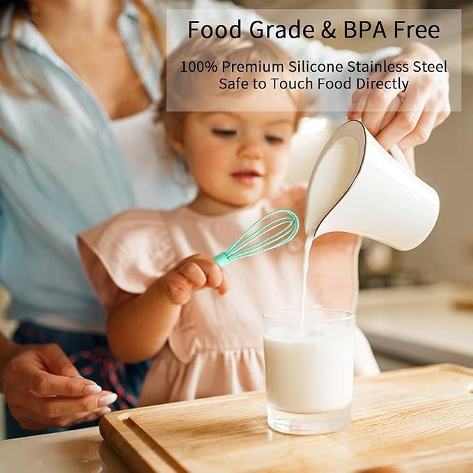 5 Pcs Silicone Mini Whisk - Image 3