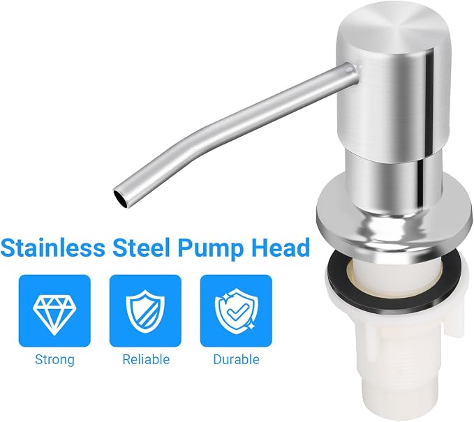 Soap Dispenser Kitchen Sink, Sink Soap Dispenser, Dish Soap Dispenser Pump - Image 3