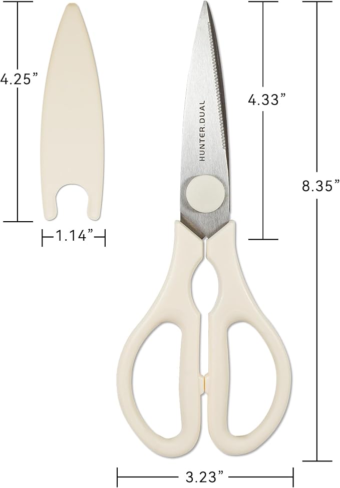 Kitchen Scissors for Food, HUNTER.DUAL Heavy Duty Come Apart Poultry Shears for - Image 5