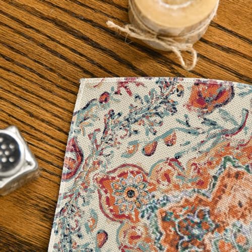 Artoid Mode Farmhouse Bohemian Wedge Shaped Placemats Set of 4