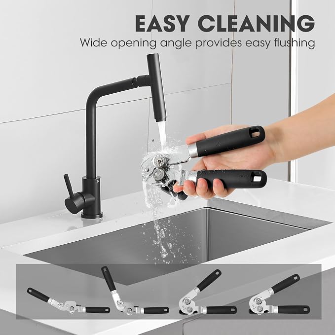 Manual Can Opener, UHIYEE Handheld Can Opener Heavy Duty - Image 7