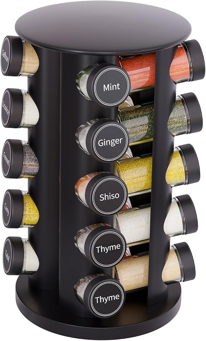 New England Stories Revolving Spice Rack Set by NewEnglandStories