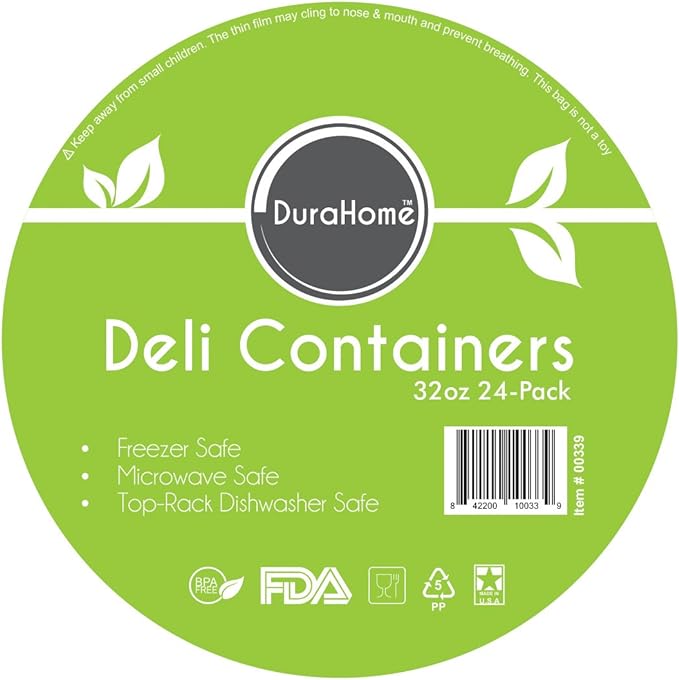 DuraHome - Deli food Storage Containers - Clear Plastic Premium Quality - Image 6