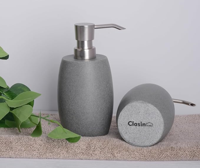 Clasin Home Sandstone Textured Resin Soap Dispenser - Image 7