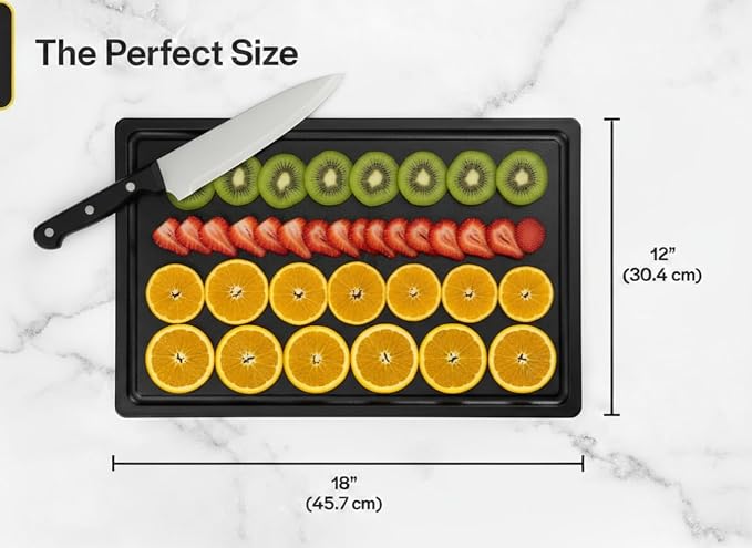 Thirteen Chefs Black Cutting Board - Image 3