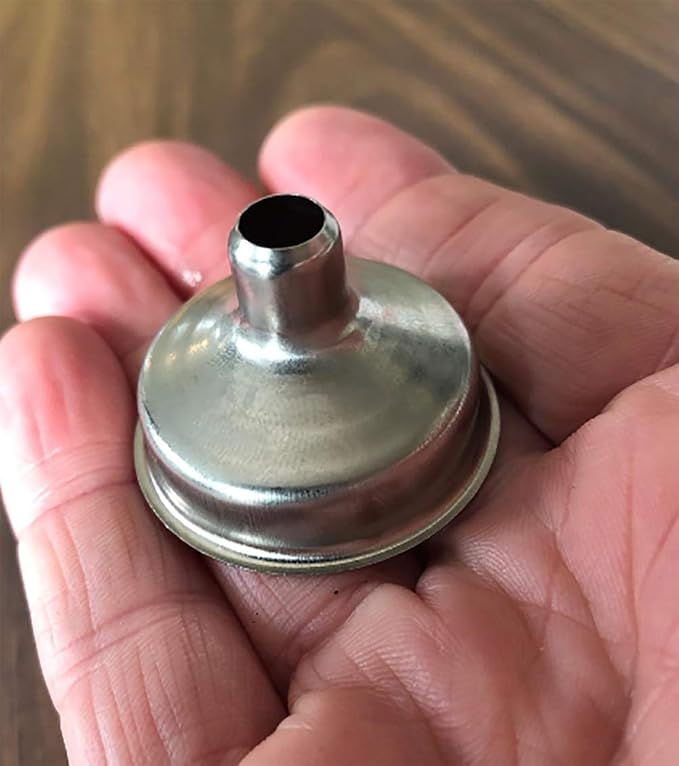 12 Pcs Stainless Steel Mini Funnels 1.25 Inch - Image 6