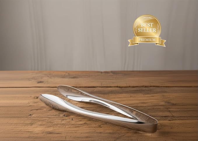 Cuisinox Polished Stainless Steel Serving Tongs - Image 4