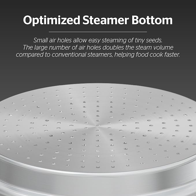 SUNHOUSE 5 Quart Stainless Steel Steamer Insert – Multi-Purpose Soup & Food - Image 6