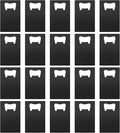 20 Pcs Stainless Steel Metal Card Beer Bottle Openers, DIY Party Favor Wedding by Yugada