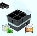 Large Ice Cube Tray for Whiskey, silicone ice cube trays by FVLYRE