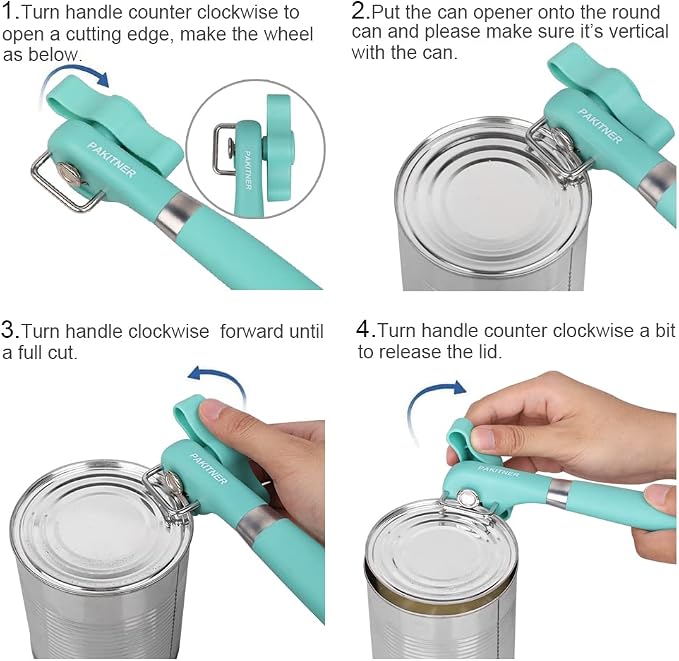 PAKITNER- Cut safe Manual can opener smooth edge - Image 7