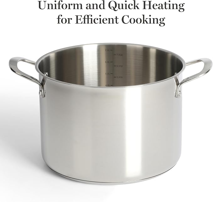 Martha Stewart Castelle 10 Piece 18/8 Durable Stainless Steel Induction Safe - Image 4