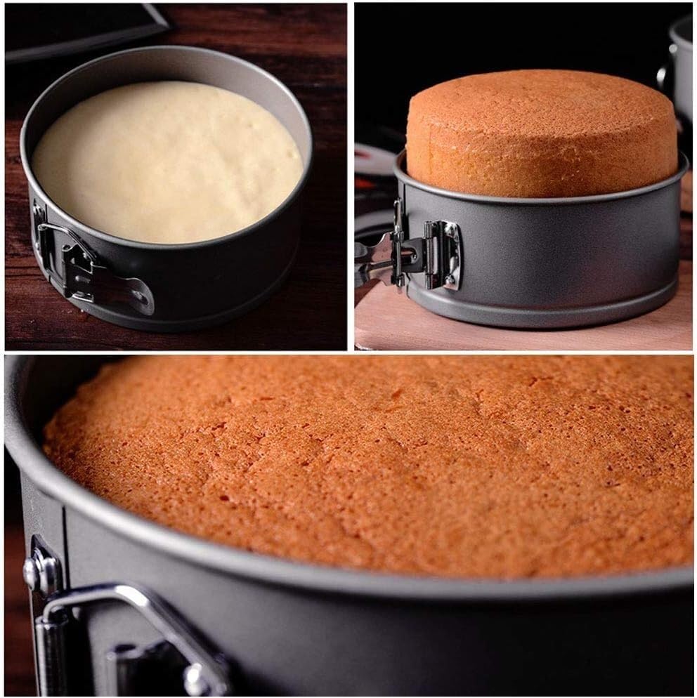 Pancake Pan, Grill Pan Springform Pan Set Round Non-Stick Adjustable