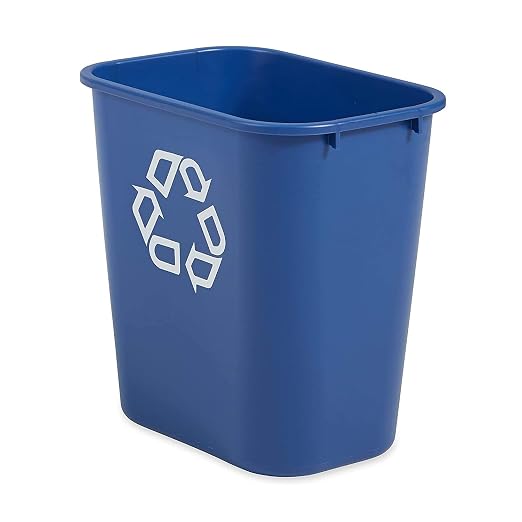 Rubbermaid Commercial Products Deskside Recycling Can, 7-Gallon/28-Quart - Image 3