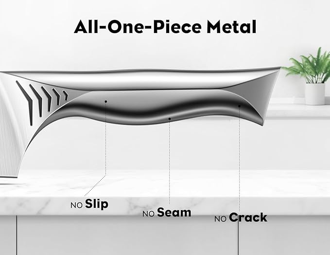 BRODARK Kitchen Knife Set with Block - Image 4