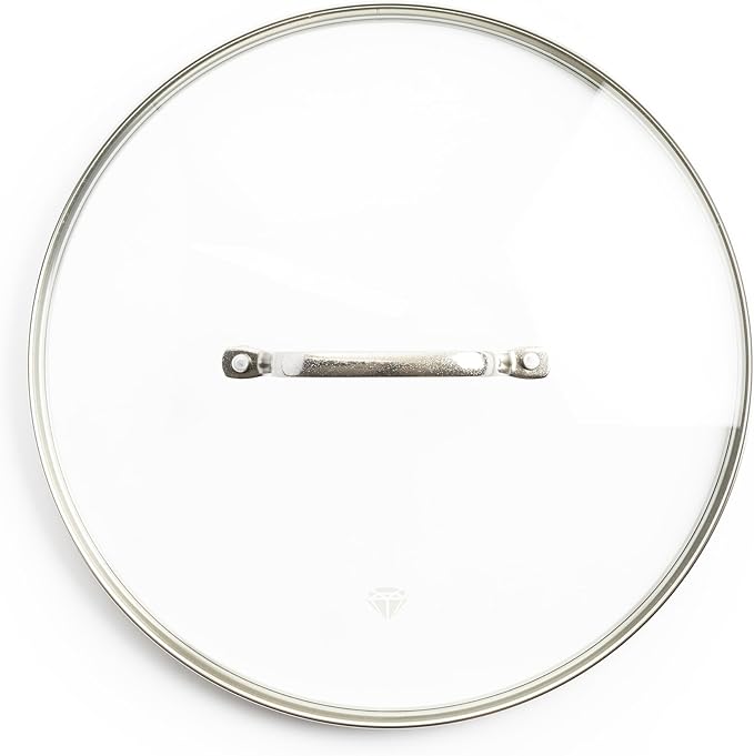 Blue Diamond 8.5” Universal Tempered Glass Lid, Frying Pan Skillet, Oven Safe by BlueDiamondCookware
