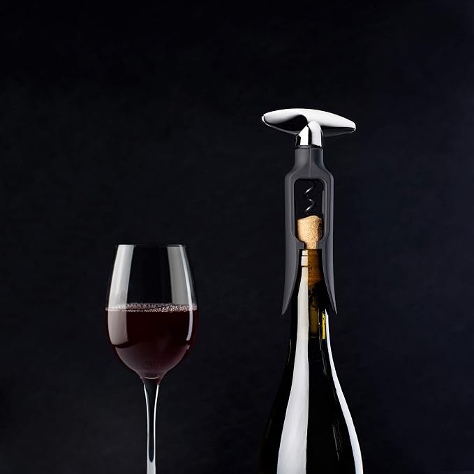 True Self Pulling Corkscrew Wine Opener, Durable Plastic - Image 6
