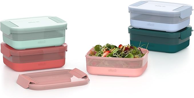 Ello Plastic 3.7 Cup Meal Prep Set 10 Pc, 5 Pack Set - Image 4