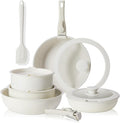 NEWBULIG 12-Piece Nonstick Cookware Set, Detachable Handle Pots and Pans by NEWBULIG