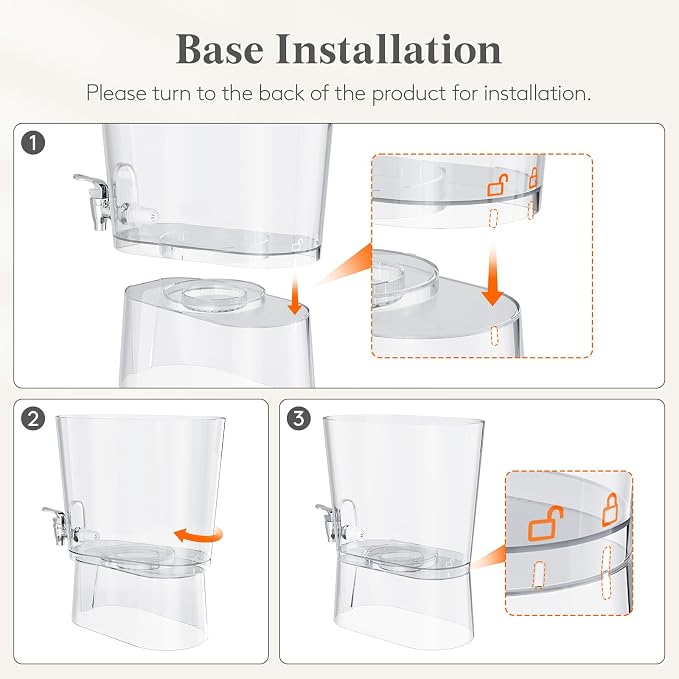 Lifewit 2 Gallon Drink Dispenser - Image 8