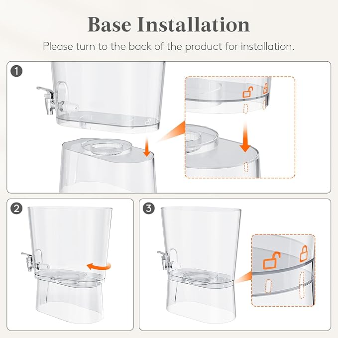 Lifewit 2 Gallon Drink Dispenser - Image 8