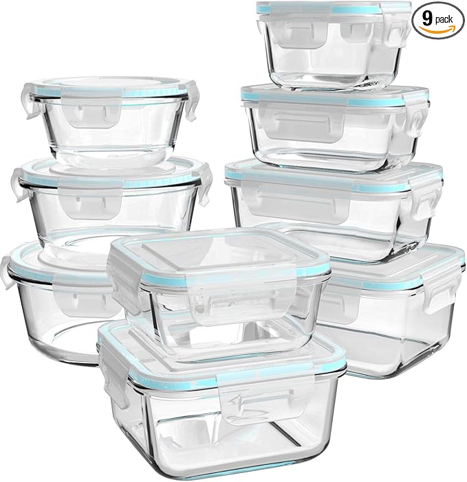 AILTEC Glass Food Storage Containers by AILTEC