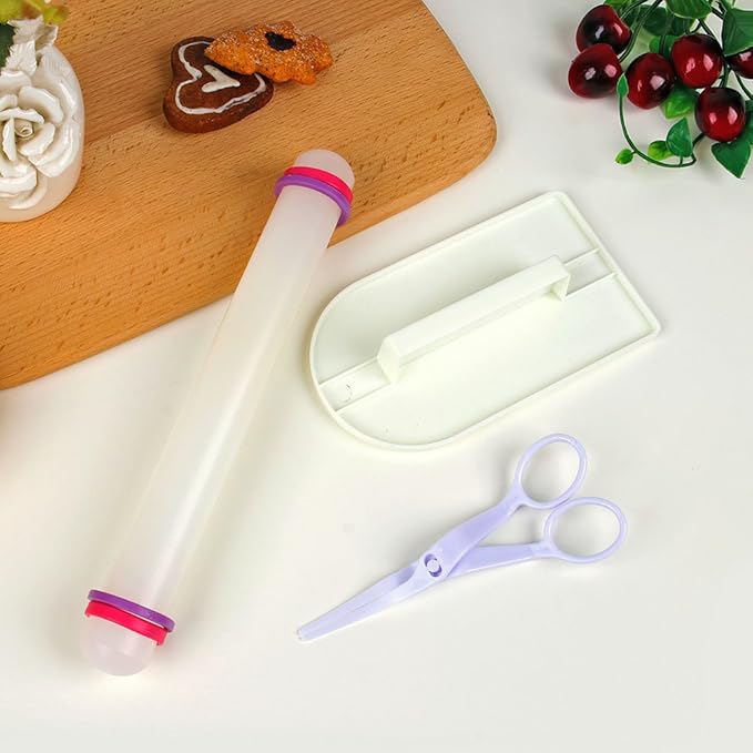 ScivoKaval Marshmallow Fondant Cake Decorating Hand Tool 12 Pcs 5 Sets - Image 8