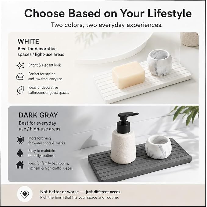 2PCS Water Absorbing Stone Drying Tray Mat - Image 9