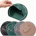 4 Pack Silicone Bathtub Stopper & Drain Cover, Shower Drain Hair