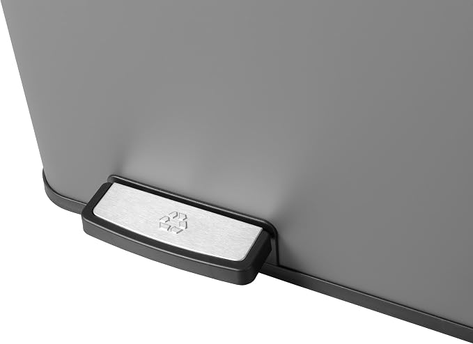 Step N' Sort The 18.5 Gallon Extra Large Capacity, Dual Trash and Recycling Bin - Image 6