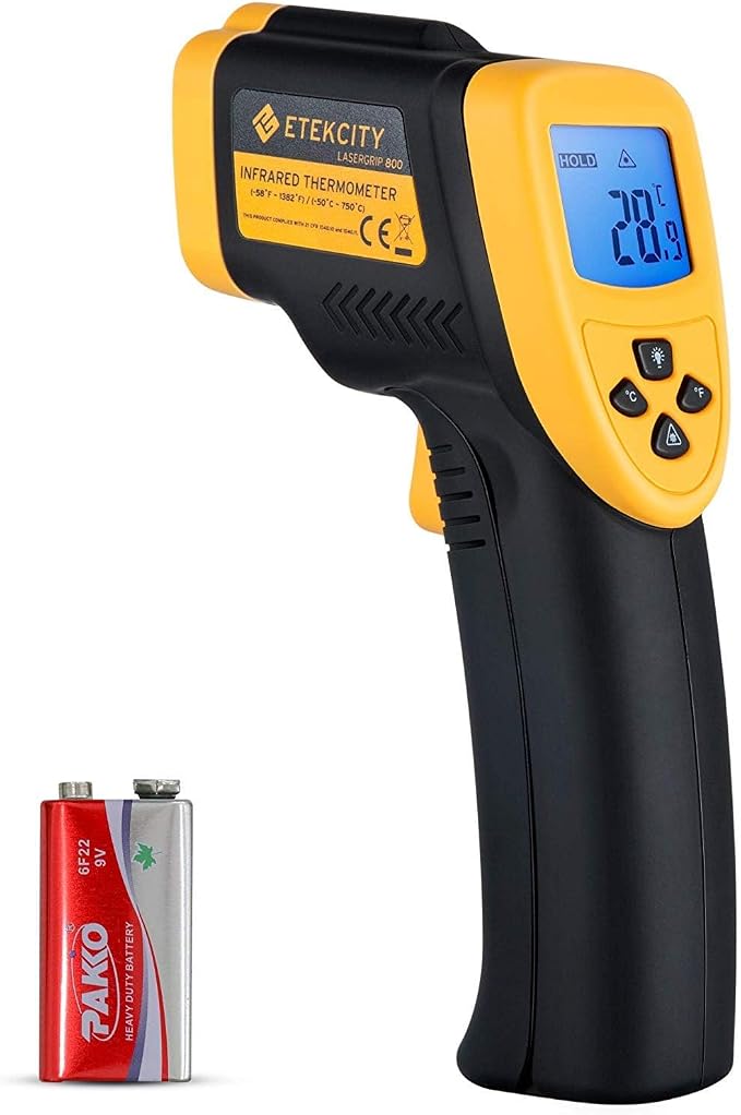 Etekcity Infrared Thermometer Temperature Gun 800, -58℉ to 1382℉ by Etekcity