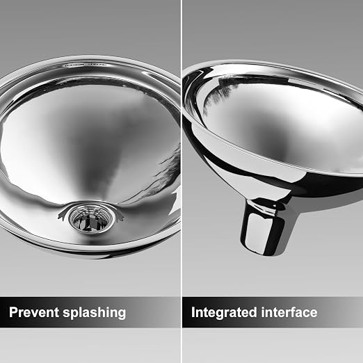 Serinar Stainless Steel Large Funnel, Metal Funnel - Image 4