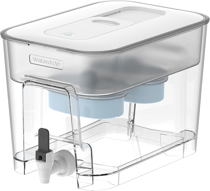 Waterdrop WFD-22W-DF-A Water Filter Dispenser, Alkaline 40-Cup Water Purifier by Waterdrop