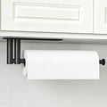 Paper Towel Holder Under Cabinet, Upgraded Dual-Rod Adhesive Paper Towel Holder by STWWO