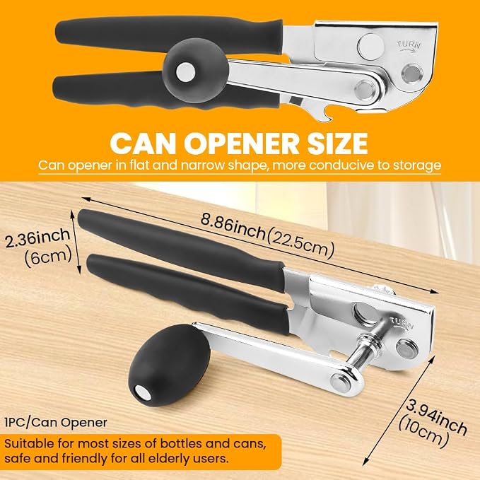 Commercial Can Opener, Handheld Can Opener Easy - Image 2