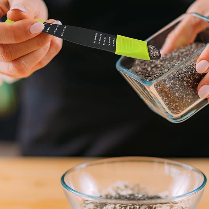 Sliding Adjustable Measuring Spoon – 9-in-1 All-in-One, 1/8 TSP to 1 TBSP - Image 6