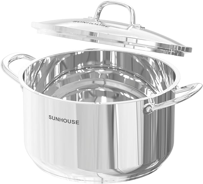 SUNHOUSE Stainless Steel Stock Pot by SUNHOUSE