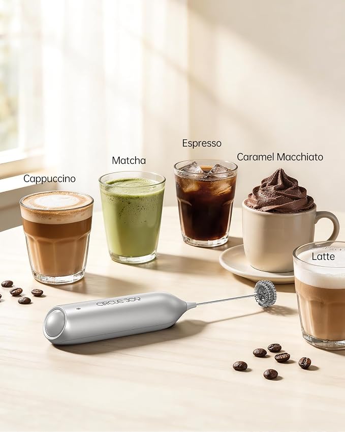 CIRCLE JOY Rechargeable Milk Frother Handheld - Image 7