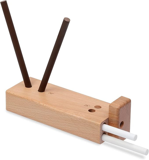 4-Rod Turn Box, Ceramic Sharpener Rod from Kitchen Sharpening Tool, Portable by SpongeStorageTheory